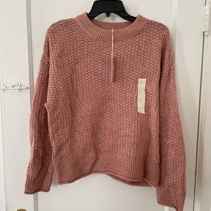 Target Universal Threads knit pink sweater Size S